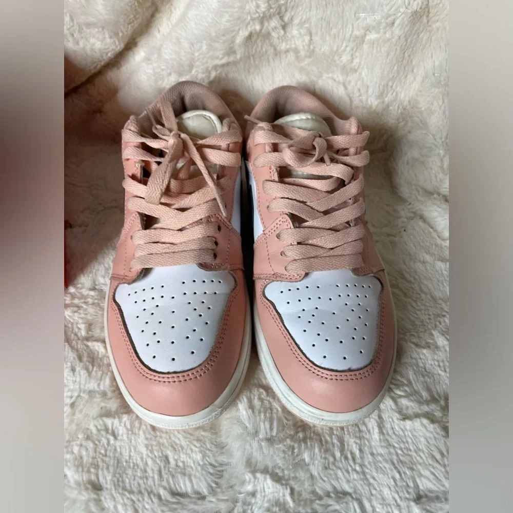Size 7- Nike Air Jordan 1 Low GS ‘Light Arctic Pink’